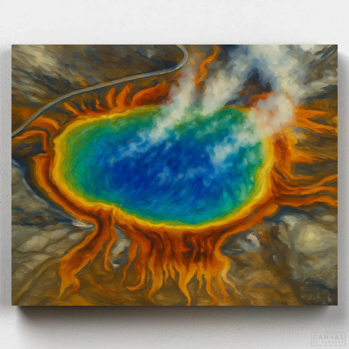 Manantial Prismático de Yellowstone - Kit Pintar por Números