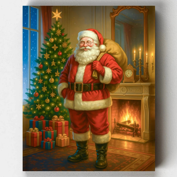 Magia de Nochebuena- Pintar por Números- Canvas by Numbers