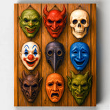 Galería de Pesadillas- Pintar por Números- Canvas by Numbers