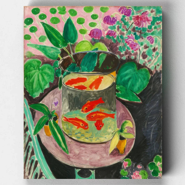 Peces de Colores (1912)- Pintar por Números- Canvas by Numbers