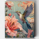 Jardín de Colibríes - Kit Pintar por Números
