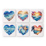 Corazones del Océano - Mini Kit Pintar por Números