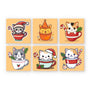 Gatitos de Navidad - Mini Kit Pintar por Números