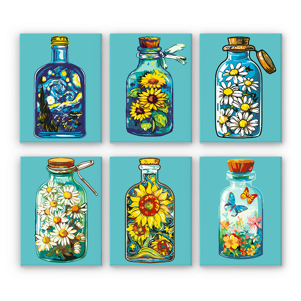 Alegría Embotellada - Mini Kit Pintar por Números