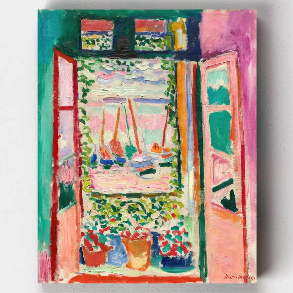La Ventana Abierta (1905)- Pintar por Números- Canvas by Numbers