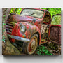 Coche Abandonado- Pintar por Números- Canvas by Numbers
