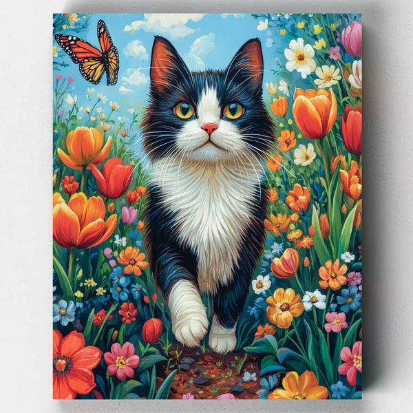 Entre las Flores Silvestres- Pintar por Números- Canvas by Numbers