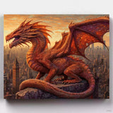 Dragón Ancestral - Pintar por Números- Pintar por Números- Canvas by Numbers