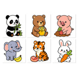 Bebés Animales y Meriendas - Mini Kit Pintar por Números