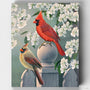 Pájaros entre Flores- Pintar por Números- Canvas by Numbers