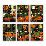Gatos Negros y Grimorios- Pintar por Números- Canvas by Numbers