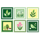 Sellos Postales Botánicos - Mini Kit Pintar por Números