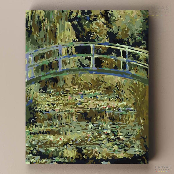 Puente Japonés - Pintar por Números- Pintar por Números- Canvas by Numbers