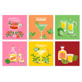 Hora del Cóctel - Mini Kit Pintar por Números
