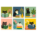 Gatos Lectores - Mini Kit Pintar por Números