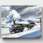 Tren de Pasajeros Denver & Salt Lake- Pintar por Números- Canvas by Numbers