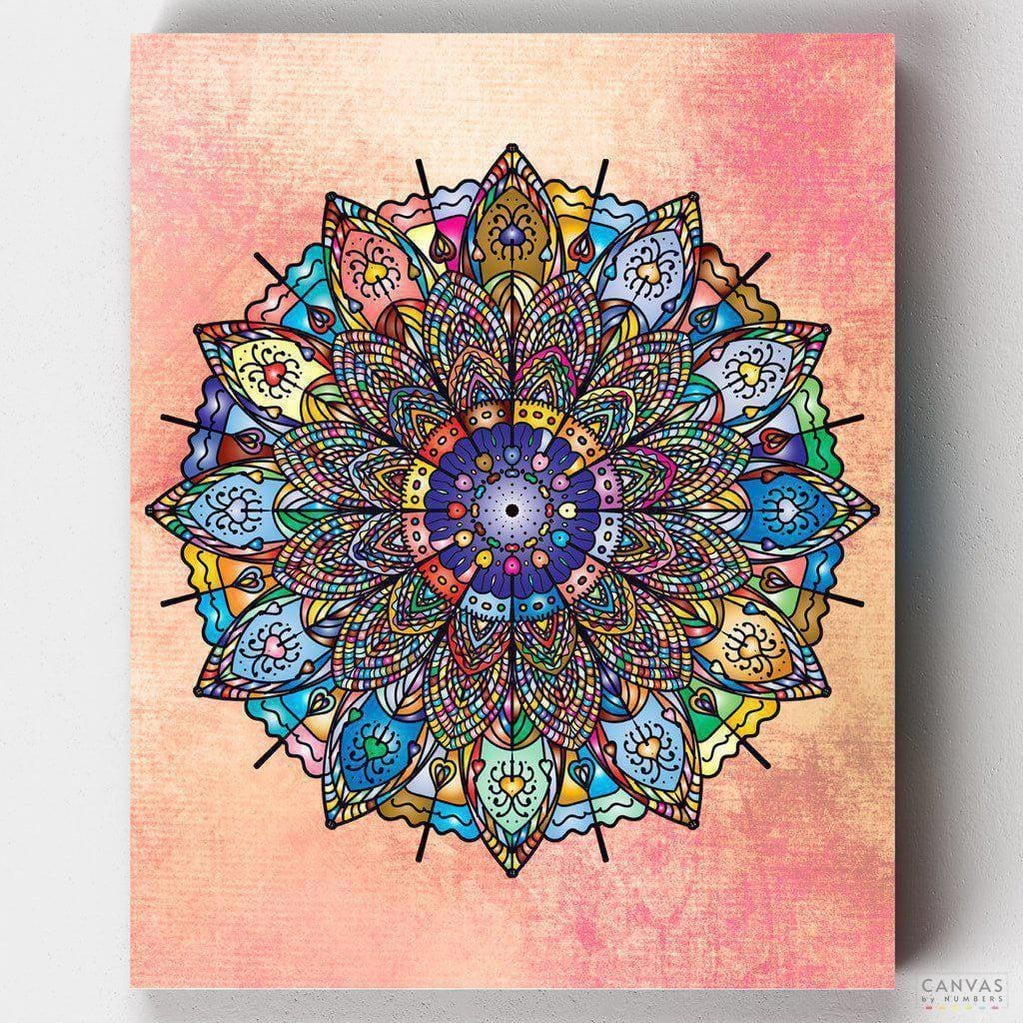 Pintar mandalas para hacer un regalo