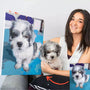 Retrato de Mascota Personalizado - Pinta la Foto de tu Mascota- Pintar por Números- Canvas by Numbers