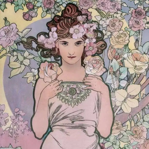 La Rosa (1898) | Alphonse Mucha