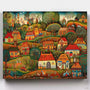 Paisaje Folklore- Pintar por Números- Canvas by Numbers