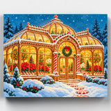 El Invernadero de Pan de Jengibre- Pintar por Números- Canvas by Numbers