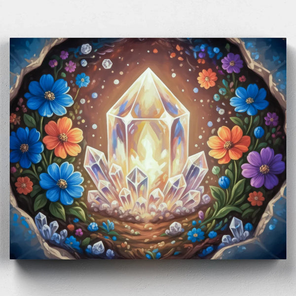 Corazón del Jardín de Cristal- Pintar por Números- Canvas by Numbers