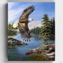 Águila Real- Pintar por Números- Canvas by Numbers