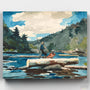 Río Hudson- Pintar por Números- Canvas by Numbers