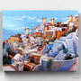 El Color de Santorini- Pintar por Números- Canvas by Numbers