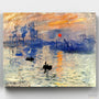 Impresión, Sol Naciente- Pintar por Números- Canvas by Numbers