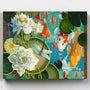 Estanque de Peces Koi- Pintar por Números- Canvas by Numbers