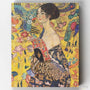 Mujer con Abanico- Pintar por Números- Canvas by Numbers