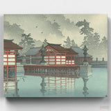 Miyajima en la Niebla - Pintar por Números- Pintar por Números- Canvas by Numbers