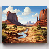 Monument Valley Pintar por Números- Pintar por Números- Canvas by Numbers