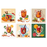 Vino Caliente Navideño - Mini Kit Pintar por Números