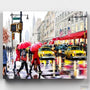 New York Shoppers- Pintar por Números- Canvas by Numbers
