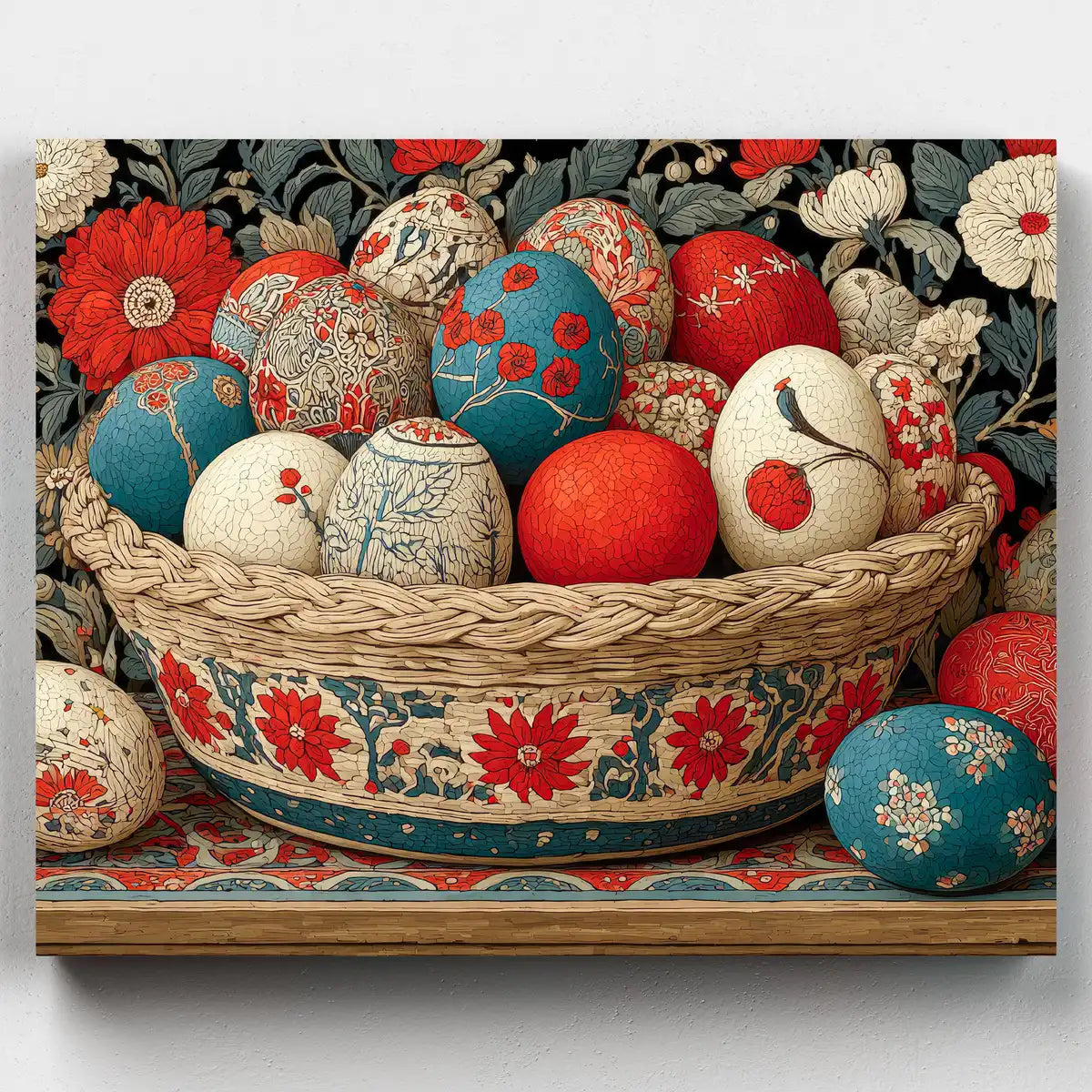 Huevos de Pascua Ornamentales - Kit Pintar por Números
