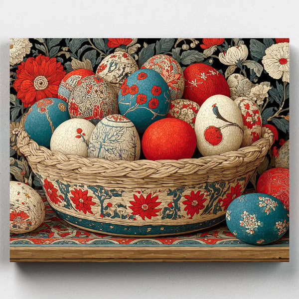 Huevos de Pascua Ornamentales - Kit Pintar por Números
