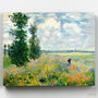 Campo de Amapolas cerca de Argenteuil- Pintar por Números- Canvas by Numbers