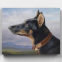 Doberman- Pintar por Números- Canvas by Numbers