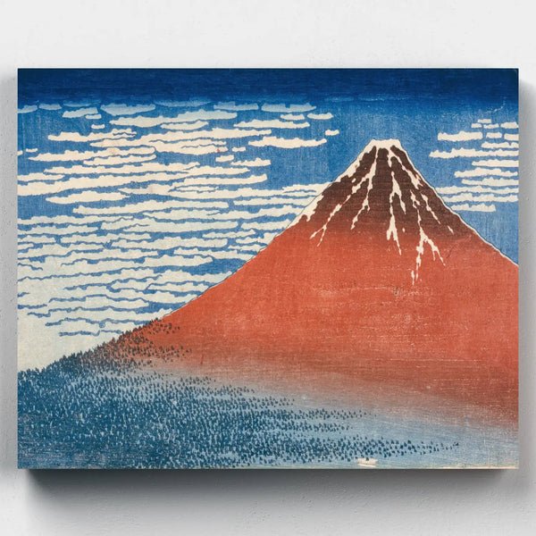 Viento Fresco, Mañana Clara (Fuji Rojo) - Kit Pintar por Números