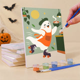 Fantasma Patinador y Amigos- Pintar por Números- Canvas by Numbers