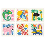 Amigos del Safari - Mini Kit Pintar por Números
