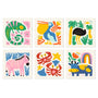 Amigos del Safari - Mini Kit Pintar por Números