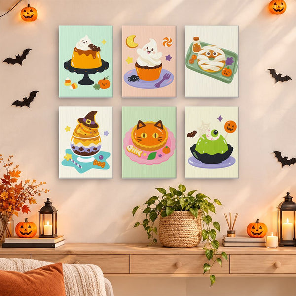 Dulces Espeluznantes- Pintar por Números- Canvas by Numbers