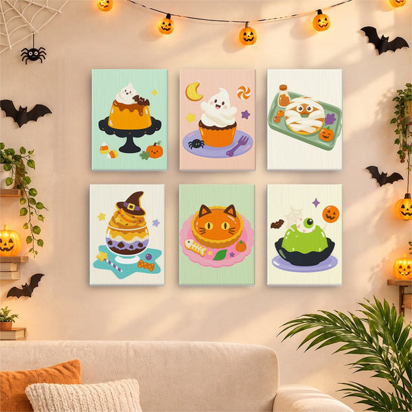 Dulces Espeluznantes- Pintar por Números- Canvas by Numbers