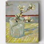 Rama de Almendro en Flor en Vaso- Pintar por Números- Canvas by Numbers