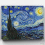 La Noche Estrellada- Pintar por Números- Canvas by Numbers
