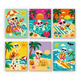 Esqueletos al Sol- Pintar por Números- Canvas by Numbers