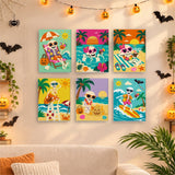 Esqueletos al Sol- Pintar por Números- Canvas by Numbers